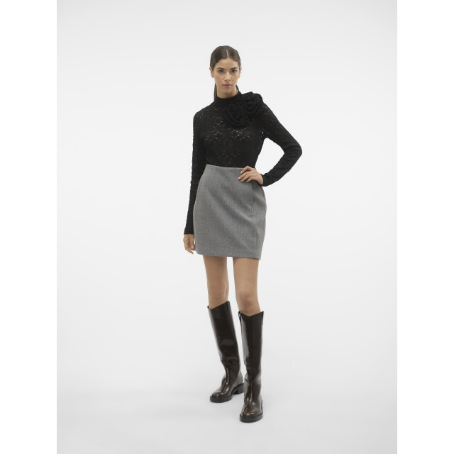 Vero Moda vmfortuneallison hw short skirt ga 10253954 medium grey 06411.940.0019 large