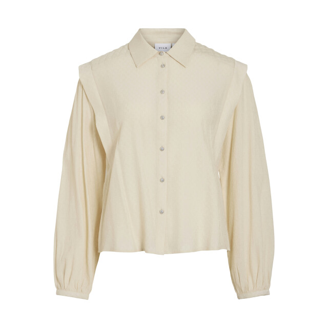 Vila vidaysa l/s quilt detail shirt/c 14109126 birch 06615.198.0172 large