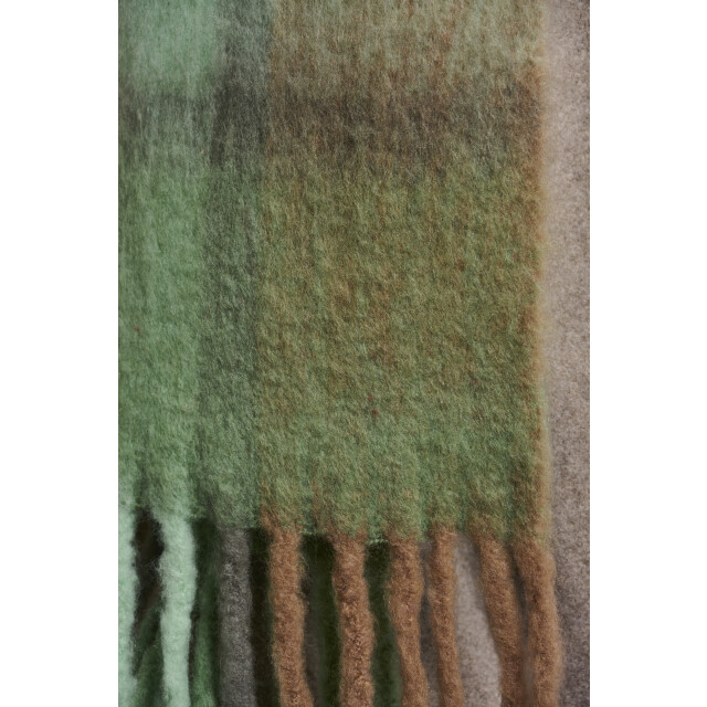 Rino & Pelle chekered scarf rita.7002512 forest mix 06811.500.0008 large