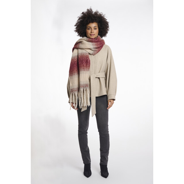 Rino & Pelle checked scarf erica.7002512 sugar plum birch 06811.680.0001 large