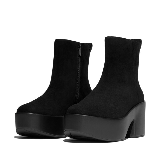 FitFlop Platfforms suede heeled ankle boots E5J large