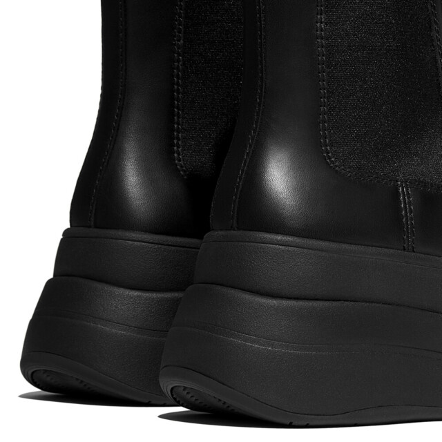 FitFlop F-mode stack leather chelsea boots E2J large
