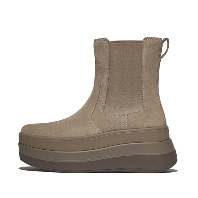 FitFlop F-mode stack suede chelsea boots E2K large