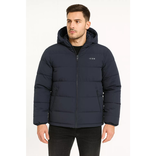 Icon denim Winterjas heren steekzakken zwart ICON-1685-1-1 large