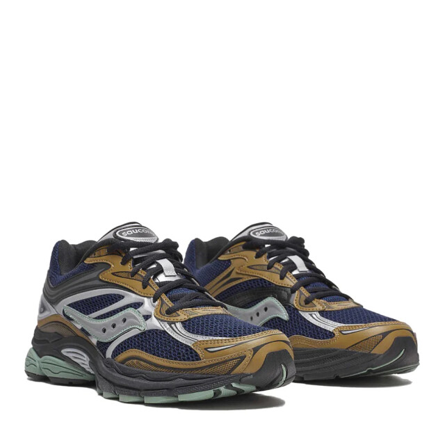 Saucony Progrid omni 9 brown navy lage sneakers unisex S70832-9 large