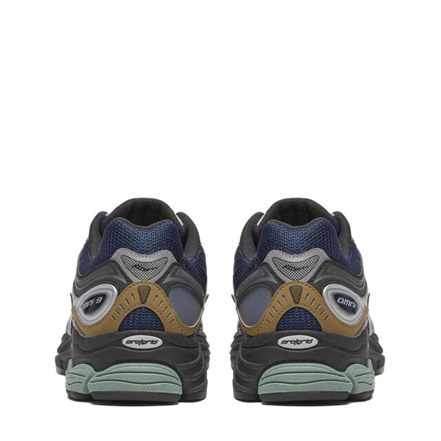 Saucony Progrid omni 9 brown navy lage sneakers unisex S70832-9 large