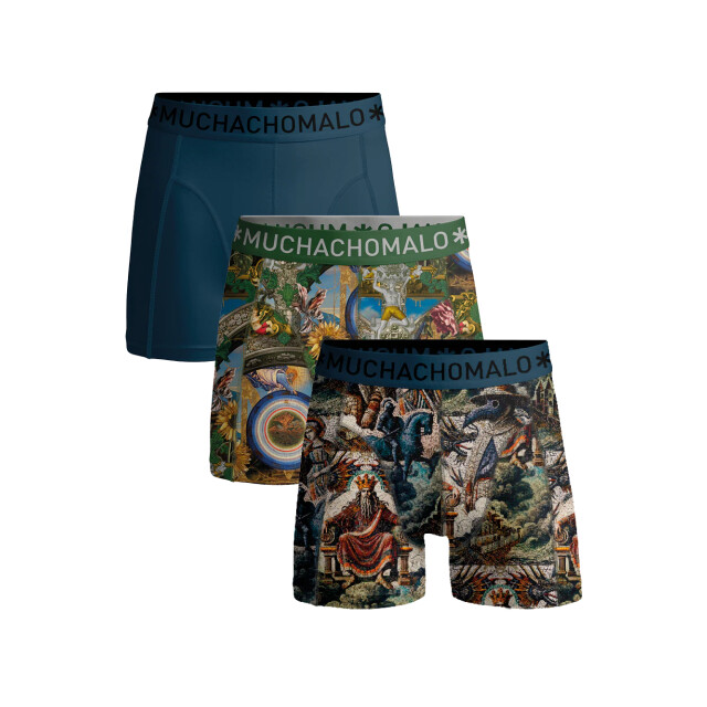 Muchachomalo Boys 3-pack boxer shorts premodern PREMODERN1010-07J large