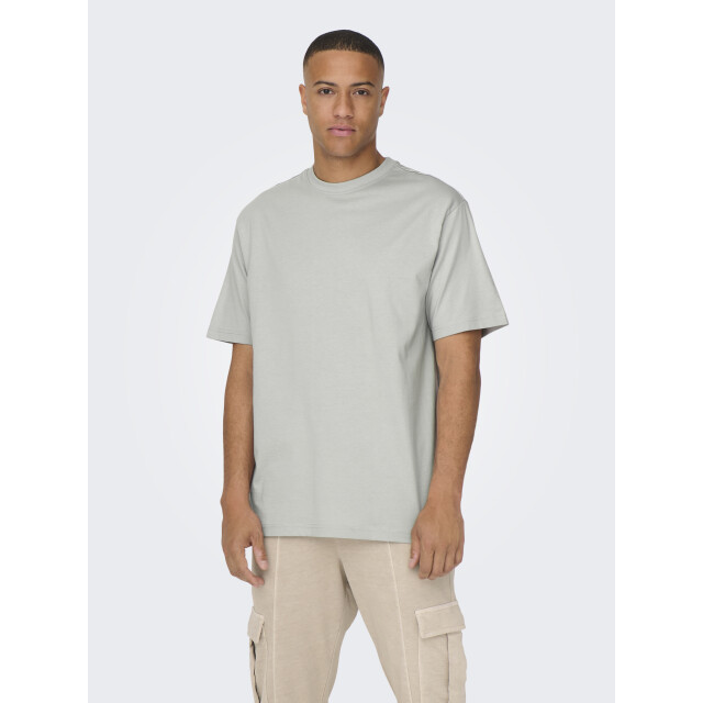 Only & Sons onsfred life rlx ss tee noos 22022532 mirage gray 05011.940.0071 large