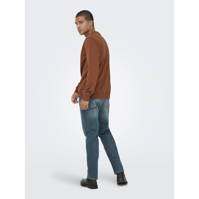 Only & Sons onsconnor simple life reg ls crew s 22035961 sequoia 05735.640.0005 large