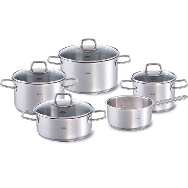 Fissler Viseo kookpannenset 5 delig rvs met glazen deksels 4009209288659 large