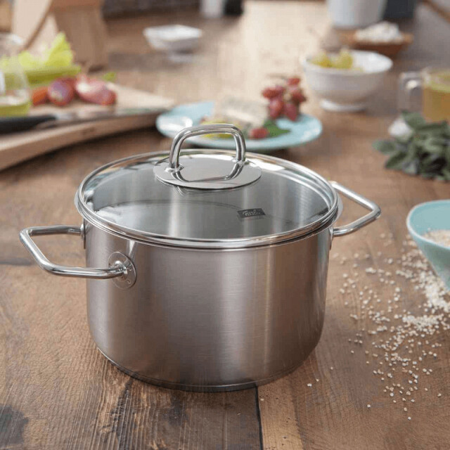Fissler Viseo kookpannenset 5 delig rvs met glazen deksels 4009209288659 large