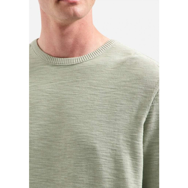 No Excess Pullover crewneck garment dyed + st smoke N2102-049 large