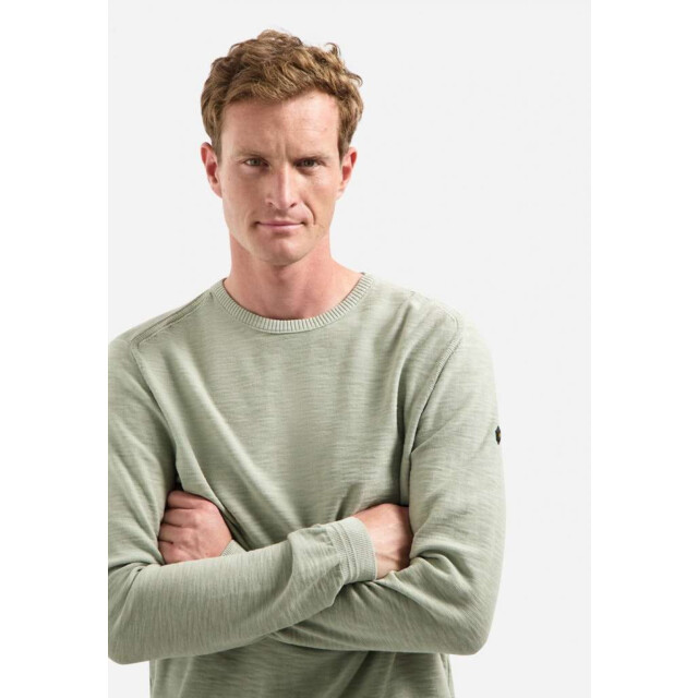 No Excess Pullover crewneck garment dyed + st smoke N2102-049 large