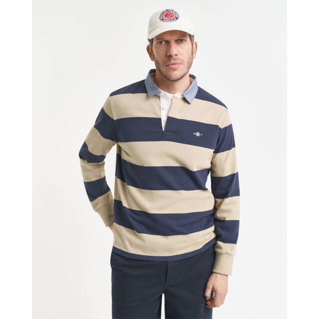 Gant Polo lange mouw 2004083 stripe ru Gant Polo lange mouw 2004083 STRIPE RU large