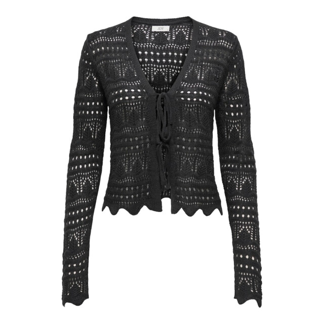 Jacqueline de Yong Sun lay l/s v-neck tie cardigan 15347234 large