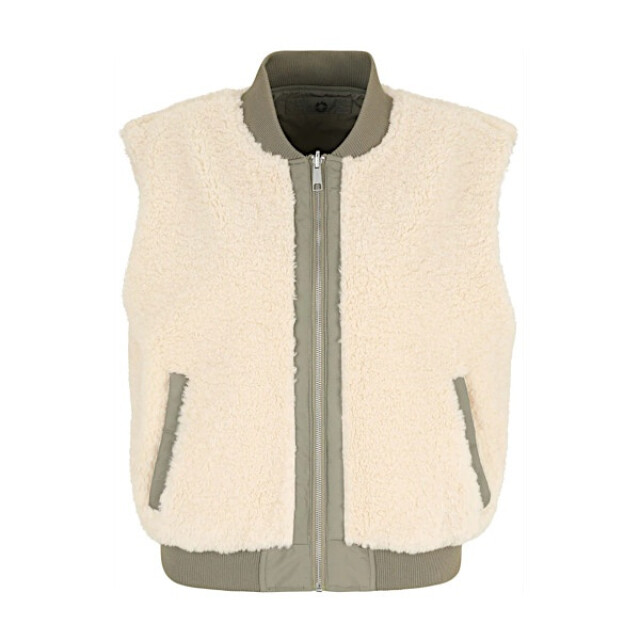 Covered Bodywarmer terry light green Terry - Light green large