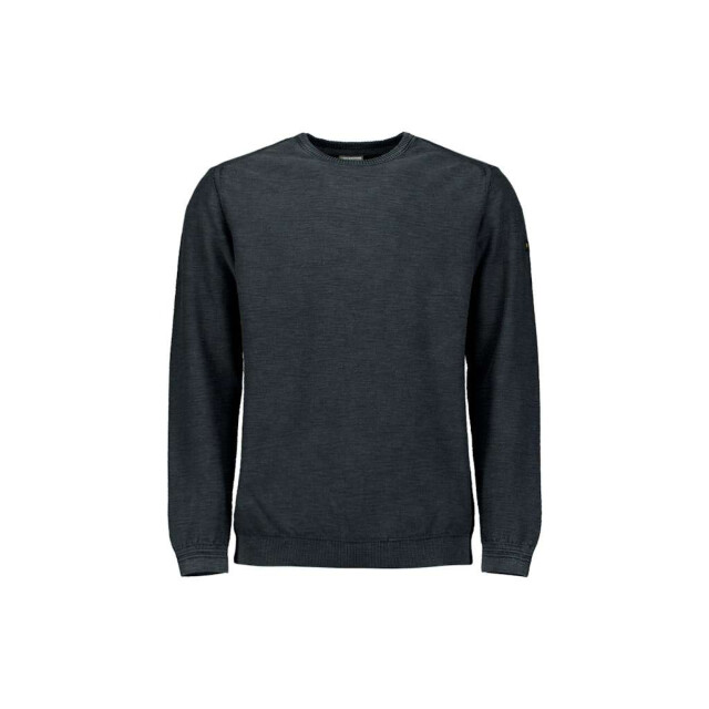 No Excess Pullover crewneck garment dyed + st black N2102-020 large