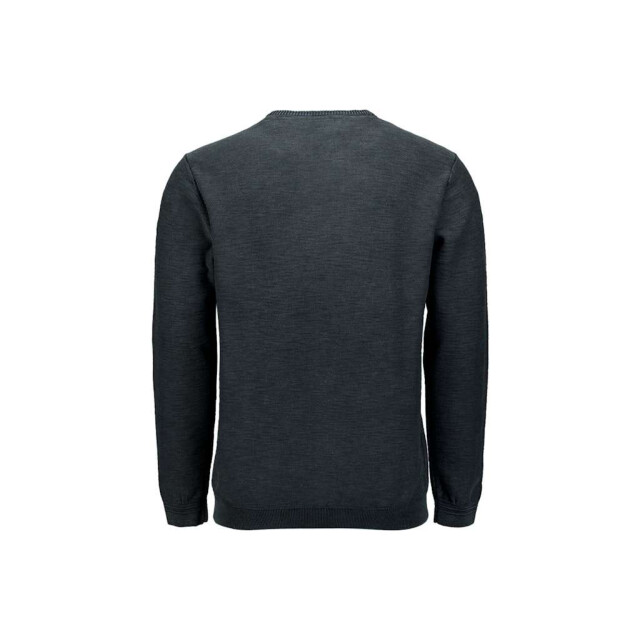 No Excess Pullover crewneck garment dyed + st black N2102-020 large