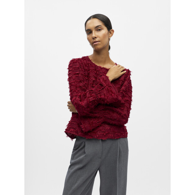 Object objdaria re l/s o-neck top 140 23047328 kalandra red 06012.640.0036 large