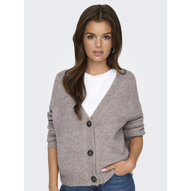 Only onlzoey l/s regular cardigan knt no 15332549 woodsmoke 06741.940.0013 large