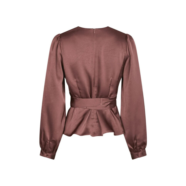 Neo Noir rista heavy sateen blouse 164803 393 dark rose 06615.625.0012 large Neo Noir rista heavy sateen blouse 164803 393 dark rose 06615.625.0012 large