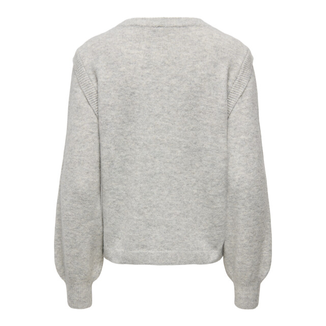 Only onlrene life ls button o-neck cs kn 15358576 light grey melange 06712.910.0025 large