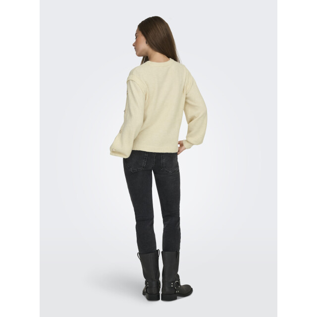 Only onlrene life ls button o-neck cs kn 15358576 egret 06712.198.0233 large