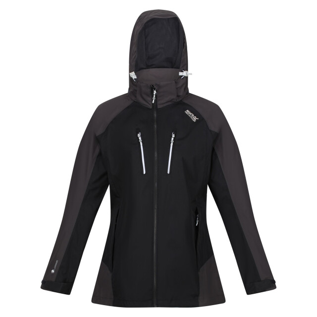 Regatta Dames calderdale iv waterdichte jas UTRG5841_blackash large