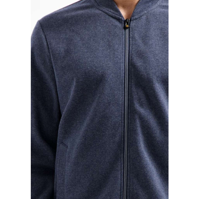 No Excess Sweater full zip college collar twi night 29100916-078 large