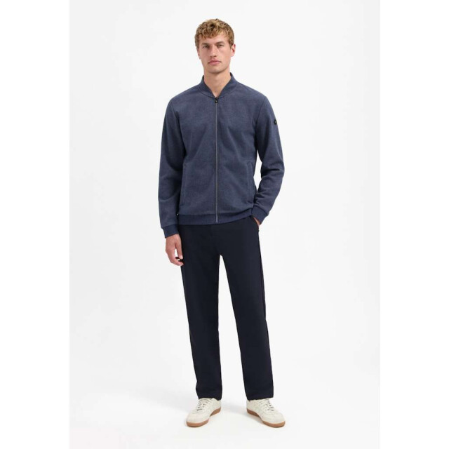 No Excess Sweater full zip college collar twi night 29100916-078 large