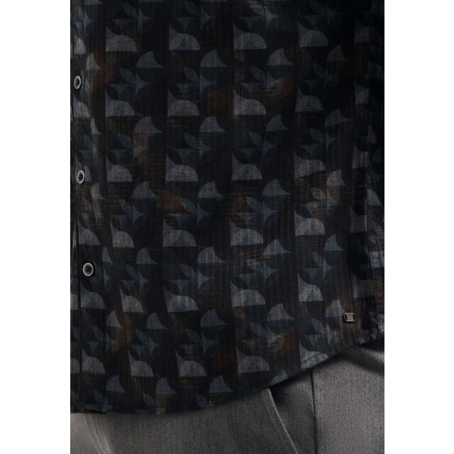 No Excess Shirt allover printed structure str night 29400936-078 large