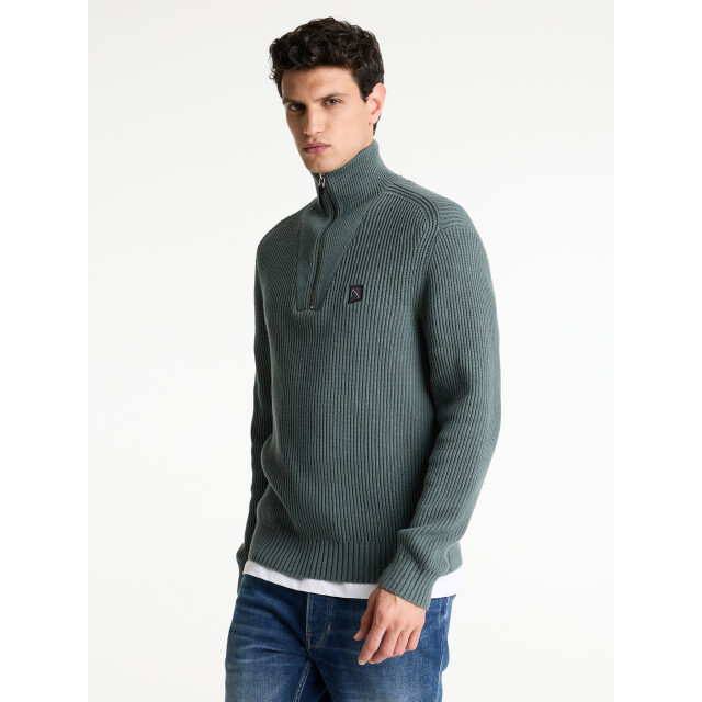 Chasin' Oliver half zip dk.green 31190001-E53 large