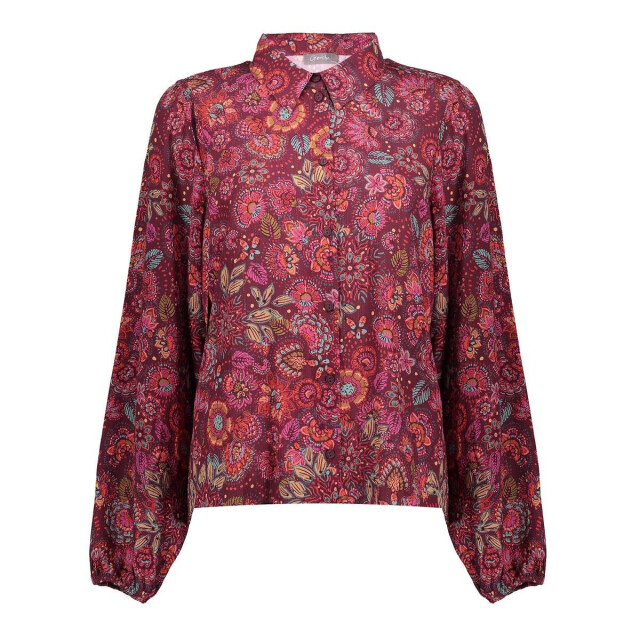 Geisha 53606-20 445 blouse print fuchsia/red 53606-20 445 large