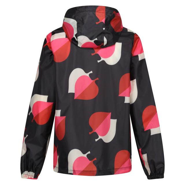 Regatta Dames orla kiely pack-it leaves waterdichte jas UTRG9397_shadowelmpink large