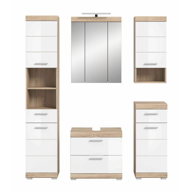 Furnilux Lambada badkamercombinatie hoogglans mdf tz nb 3253923 large