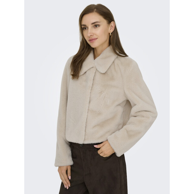 Jacqueline de Yong Jdymacy life faux fur jacket otw sie beige 4512.05.0012 large