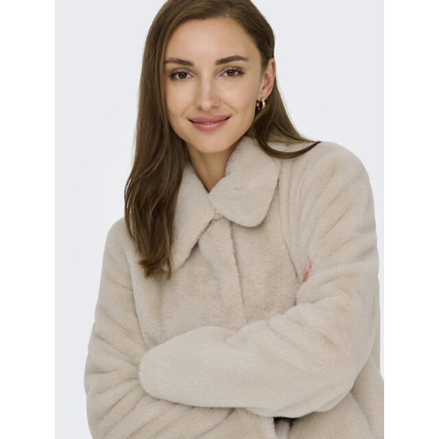 Jacqueline de Yong Jdymacy life faux fur jacket otw sie beige 4512.05.0012 large