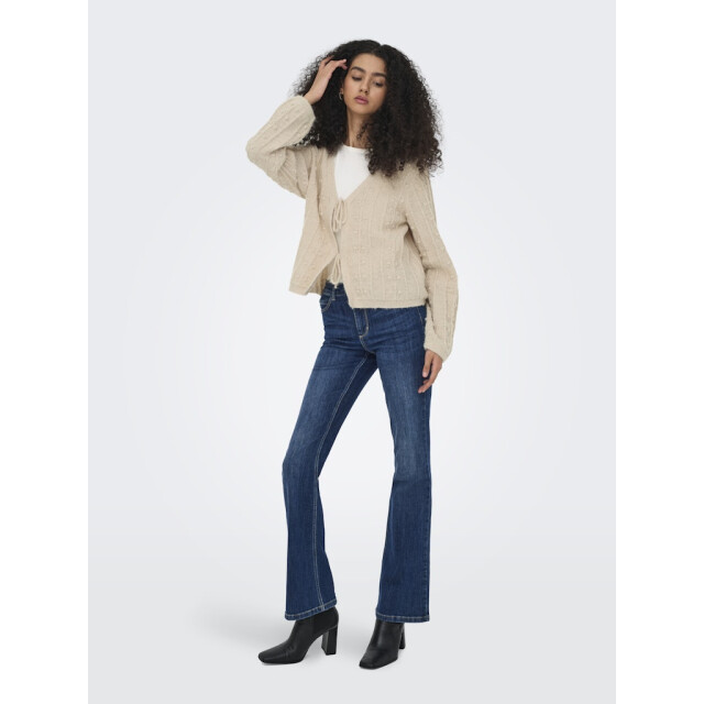 Jacqueline de Yong Jdysigrid life ls tie cardigan knt beige 4249.05.0004 large
