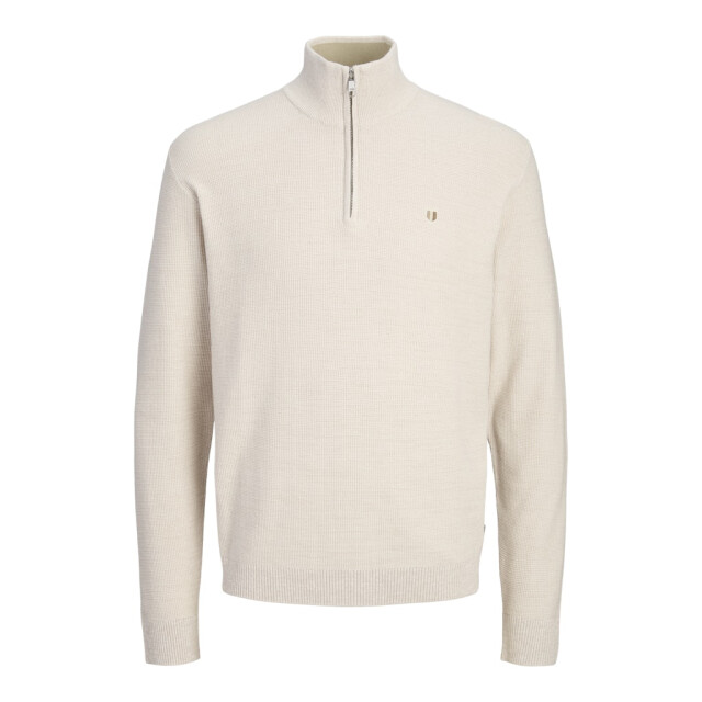 Jack & Jones Jprblurex knit half zip zand 5219.04.0034 large