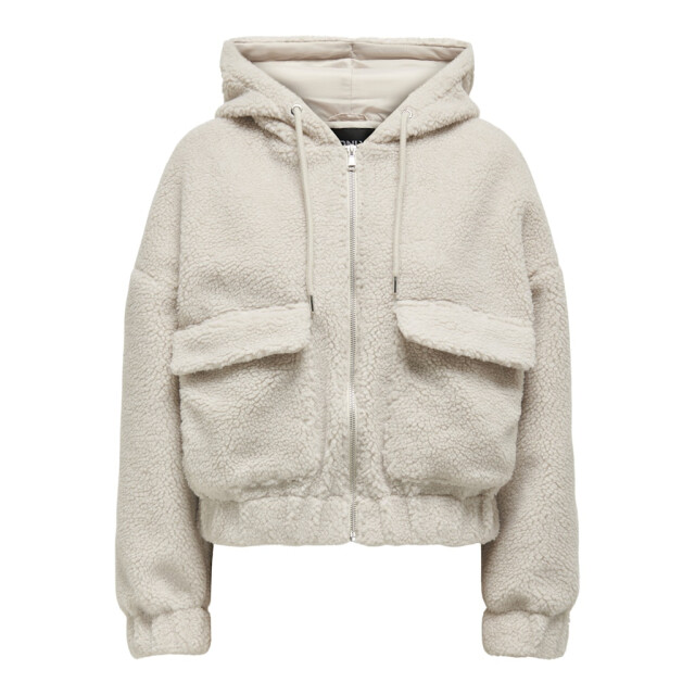 Only Onltanja teddy hood jacket otw noos beige 4509.05.0017 large