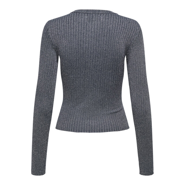 Jacqueline de Yong Jdyplum lurex ls o-neck pullover knt navy 4219.37.0029 large