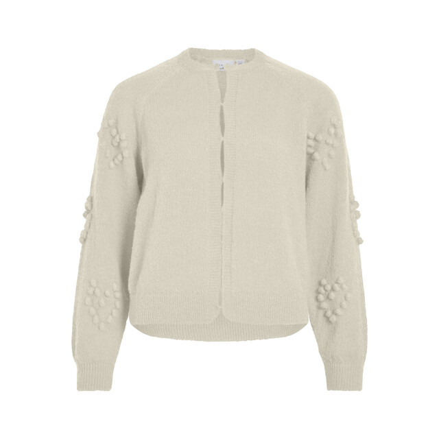 Vila vimerit l/s o-neck bubble knit card 14112273 birch 06741.198.0088 large