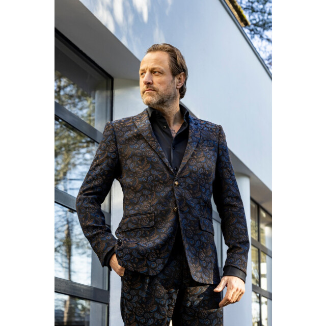 Circle of Gentlemen Richmond paisley print colbert stretch kwaliteit 254-40001-584- large