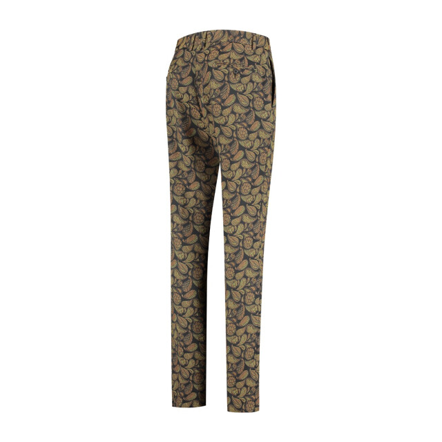Circle of Gentlemen Regensburg paisley print pantalon stretch kwaliteit 254-60002-684- large