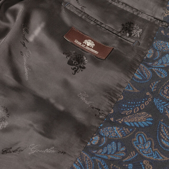 Circle of Gentlemen Richmond paisley print colbert stretch kwaliteit 254-40001-584- large