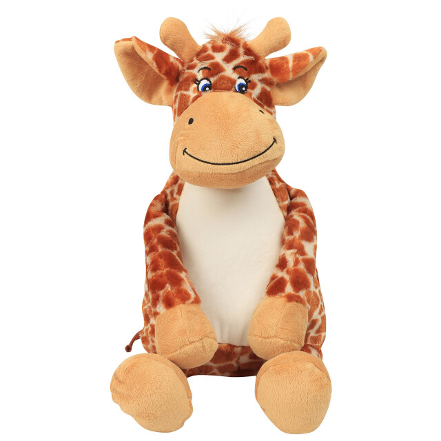 Mumbles Zippie giraffe pluche speelgoed UTLT4024_brown large