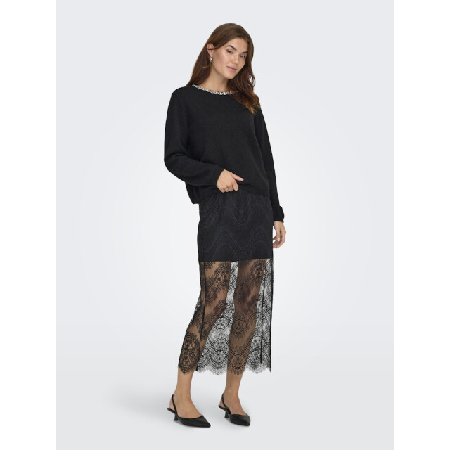 Jacqueline de Yong Jdyalva life ls embellish pullover knt - 4219.80.0025 large