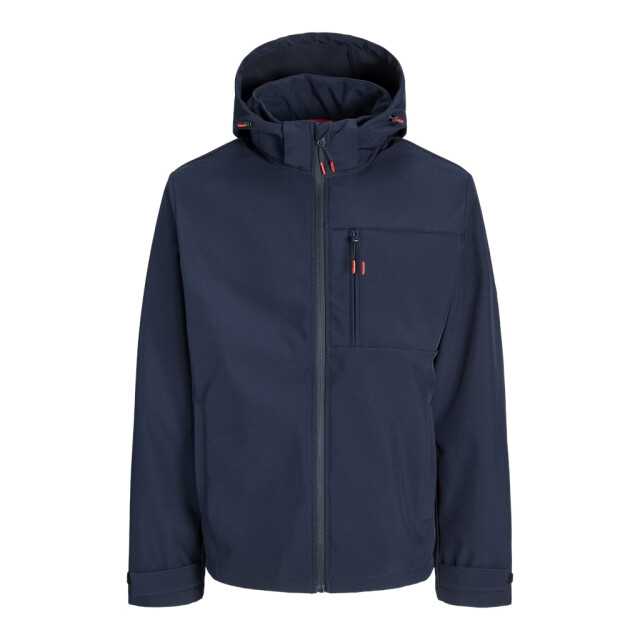 Jack & Jones Jjthatcher softshell hood navy 5511.37.0012 large