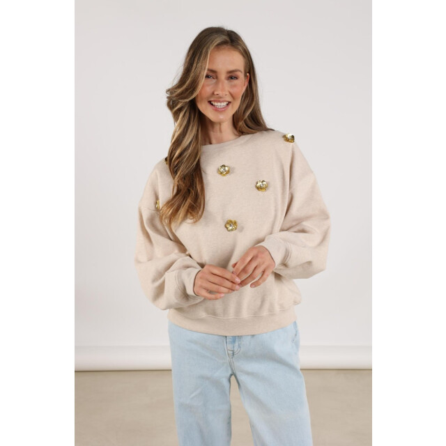 Nukus nkf03021 beatriz pullover flower NKF03021 large