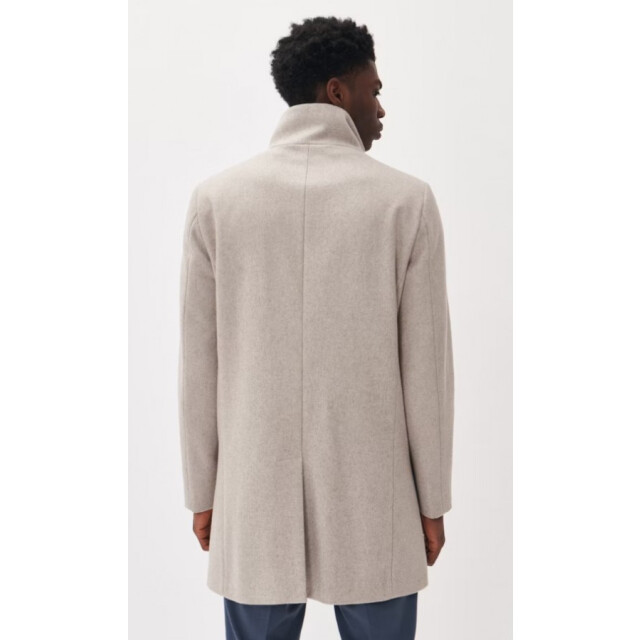 Matinique Harvey n classic wool 160906 simply taupe heren lange jas - matini 160906 Simply Taupe/Harvey N Classic Wool large